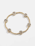 SMILEY FACE BEADED BRACELET
