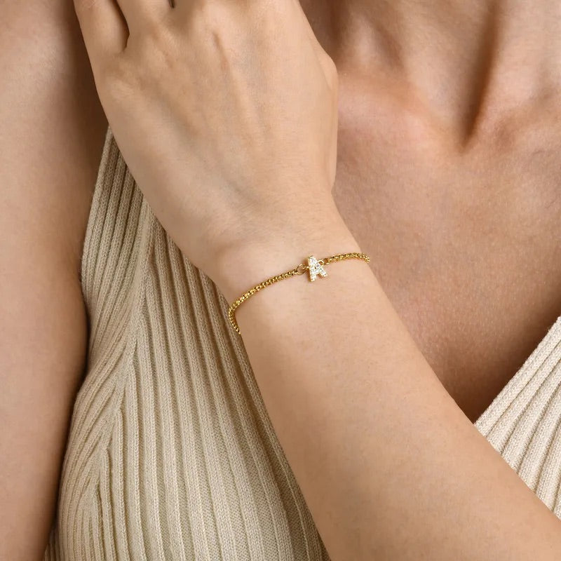 Initial Z Bracelet